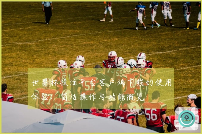 世界杯投注平台客户端下载的使用体验：简洁操作与功能概览
